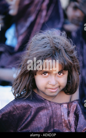 Mali Menaka vicino a Gao ragazza della tribù Tuareg Foto Stock