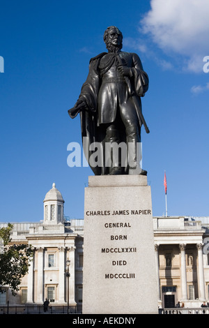 Il generale Sir Charles James Napier GCB (10 agosto 1782 - 29 agosto 1853) era un generale inglese e Comandante in Capo in India. Foto Stock