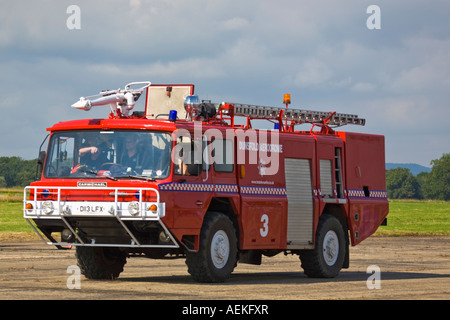 Gara di fuoco in corrispondenza delle ali ruote display aria a Dunsfold Surrey UK 2007 Foto Stock