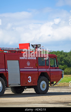 Gara di fuoco in corrispondenza delle ali ruote display aria a Dunsfold Surrey UK 2007 Foto Stock