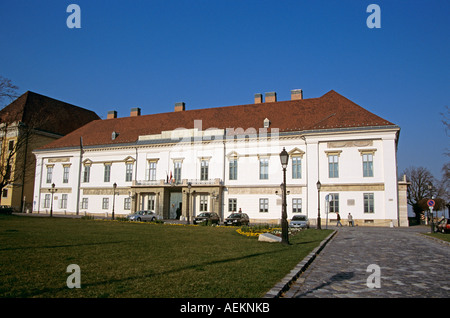 La residenza presidenziale, Sandor Palota (palazzo), Castle Hill District, Budapest, Ungheria Foto Stock