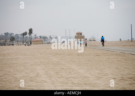 Dockweiler Beach in Playa del Rey, Los Angeles County, California USA Foto Stock