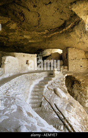 Gila Cliff Dwellings Nuovo Messico USA Foto Stock