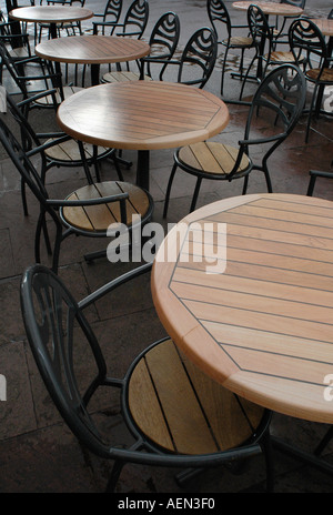 Caffetteria e terrazza Foto Stock