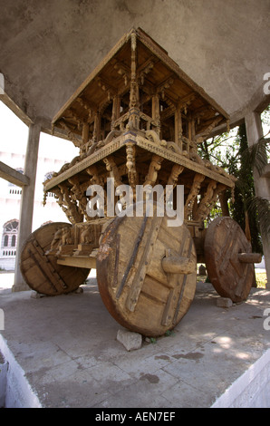 India Andhra Pradesh Hyderabad MUSEO DI STATO C diciottesimo tempio carro Foto Stock