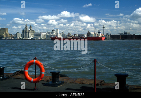 Liverpool da Birkenhead Merseyside England Regno Unito Foto Stock