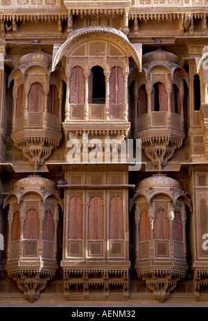 Jaisalmer, Herrenhaus, Patwon Ki Haveli Foto Stock