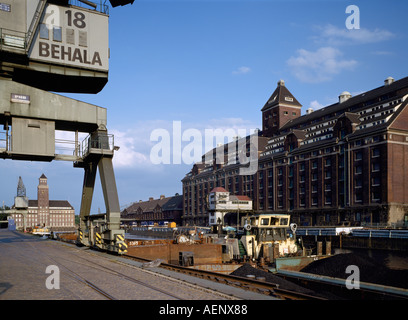 Berlino, Westhafen, Getreidespeicher Foto Stock