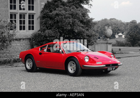 La Ferrari 246GT Dino. Introdotto 1969. Foto Stock