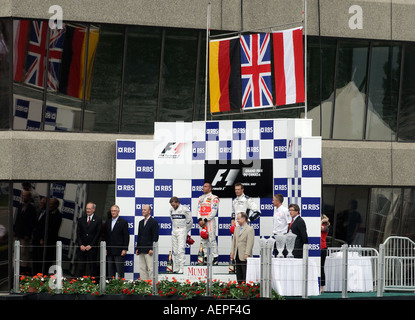 Canada, Montreal, Circuito Gilles Villeneuve, Lewis Hamilton vincere la sua prima gara di Formula 1, 2007 Foto Stock