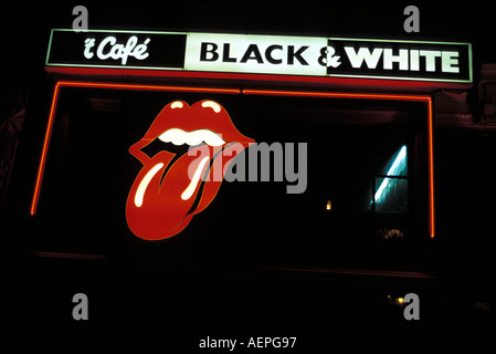 Amsterdam Leidseplein cafe Foto Stock