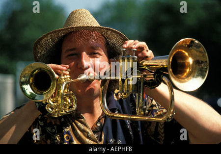 Amsterdam artista Reinier Sijpkens Foto Stock