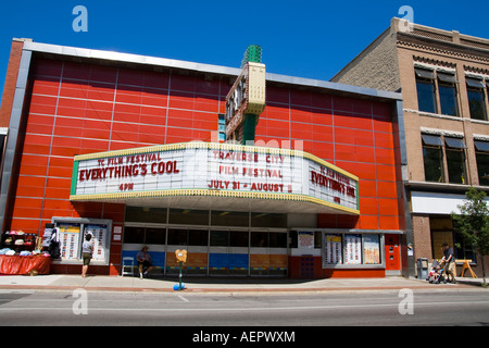 Il marchese di Traverse City film festival su un cinema di Traverse City Michigan Foto Stock