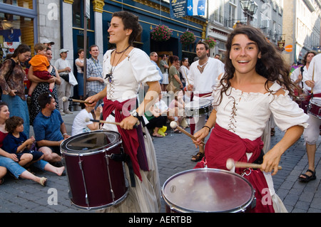 Canada Quebec City, Fetes de la Nouvelle France, sfilata Foto Stock