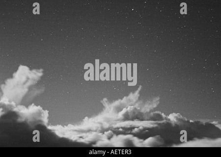 Moonlit cloudscape Foto Stock