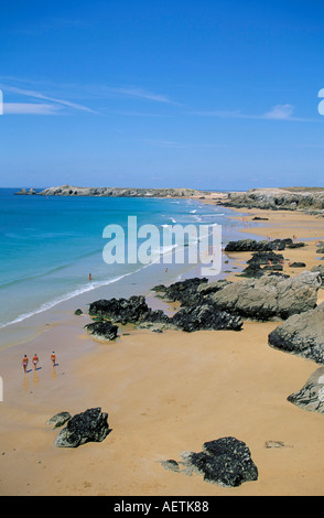 Quiberon Cote Sauvage Bretagna Francia Europa Foto Stock