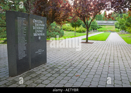 Garden of Solace Vietnam Veterans Memorial Washington Park Portland Oregon Foto Stock
