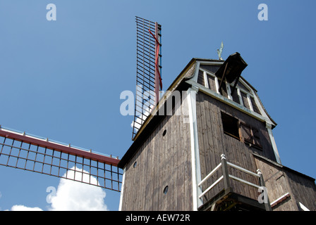 St Janhuismolen, Bruges Belgio Foto Stock