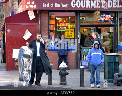 9 Avenue East su 34th, New York City, Stati Uniti d'America Foto Stock