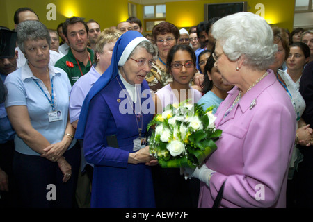 HM Queen Elizabeth II Foto Stock
