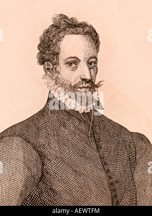 Sir Anthonis Mor, aka Anthonis Mor van Dashorst e Antonio Moro, c. 1517 – 1577. Pittore olandese. Foto Stock