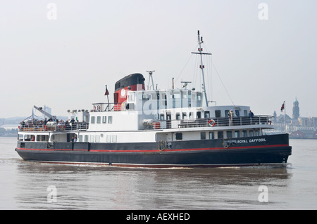 Mersey ferry Royal Daffodil sul fiume Mersey in Liverpool Foto Stock