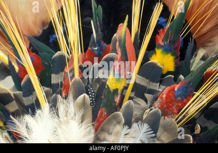 Mount Hagen cantare cantare festival Papua Nuova Guinea Foto Stock