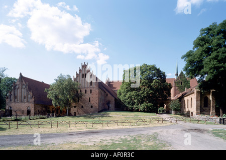 Chorin, Zisterzienserkloster, Gesamtanlage von Süden Foto Stock