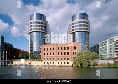 Berlino, Moabit, Innenministerium, Bürohäuser an der ehemaligen Bolle-Molkerei Foto Stock