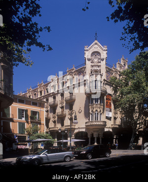 Storica Gran Hotel ( ex Albergo di lusso ) - Museo / Galleria d'arte + ristorante + bookshop ), Palma de Mallorca, Spagna. Foto Stock