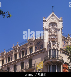 Storica Gran Hotel ( ex Albergo di lusso ) - Museo / Galleria d'arte + ristorante + bookshop ), Palma de Mallorca, Spagna. Foto Stock