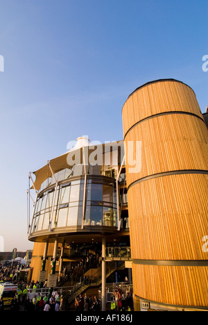 Nuova architettura del Conte di Derby Signore Sefton stand, l'Aintree Racecourse, Liverpool Foto Stock