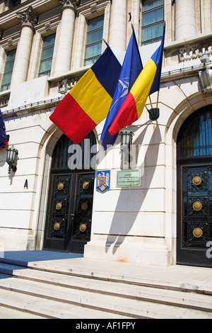 Ministero degli Interni e della riforma dell'amministrazione, Piata Revolutiei, Piazza della Rivoluzione, Bucarest, Romania Foto Stock