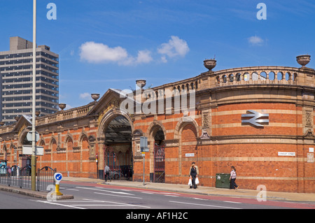 London Road stazione ferroviaria Leicester Leicestershire in Inghilterra Foto Stock