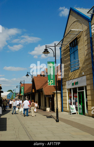 Chiostri Shopping Center Ely Cambridgeshire Inghilterra Foto Stock