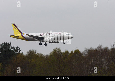 Aereo al di sopra del Wahner Heide, in Germania, in Renania settentrionale-Vestfalia, Siegburg Foto Stock