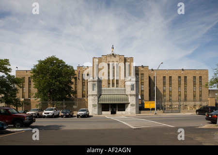 Auburn correzionali Facility, sito di prima sedia elettrica esecuzione, Auburn, New York, regione dei Laghi Finger Foto Stock