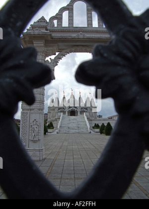 BAPS Shri Swaminarayan Mandir Hindu Temple in Neasden London Foto Stock