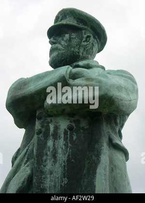 Statua di Captain Smith a Lichfield Capitano del Titanic Foto Stock