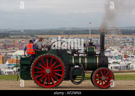 Motore di trazione al 2007 Grande Dorset Fiera a vapore Foto Stock