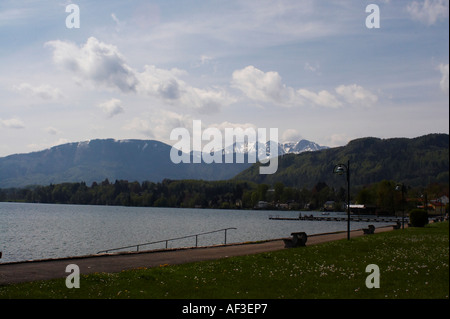 Gmunden (Austria). Bella vista Foto Stock