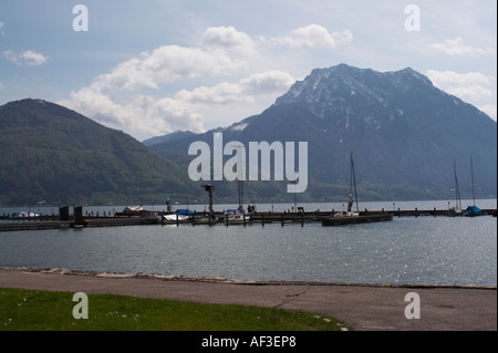 Gmunden (Austria). Bella vista Foto Stock