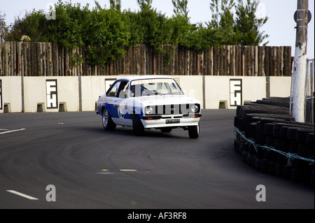 Ford Escort Classic Street Racing Dunedin Isola del Sud della Nuova Zelanda Foto Stock