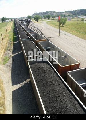 Treno del carbone Foto Stock