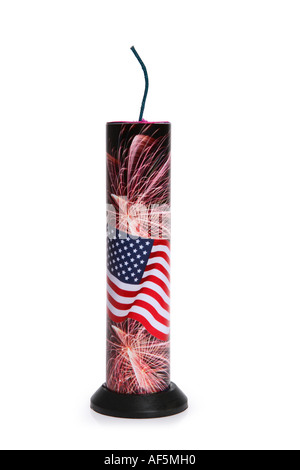 Quarto di luglio fuochi d'artificio Foto Stock