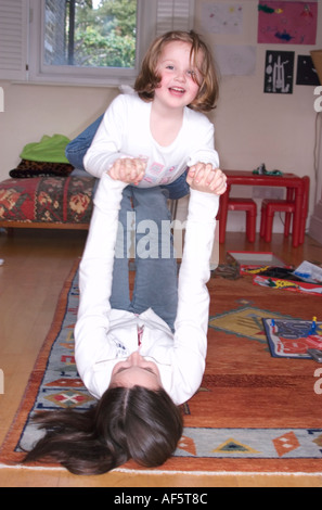 Madre di famiglia bambini adn Modelreleased Shoot n. 3470 Foto Stock