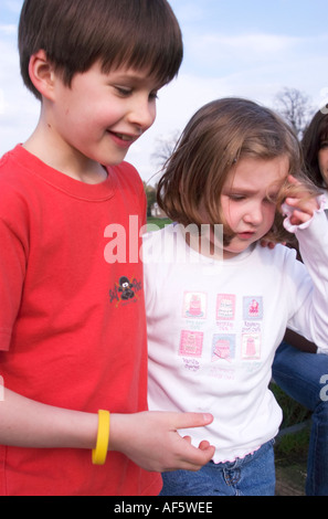 Madre di famiglia bambini adn Modelreleased Shoot n. 3470 Foto Stock