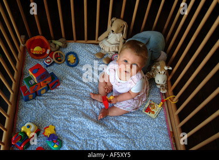 Nel box Foto Stock