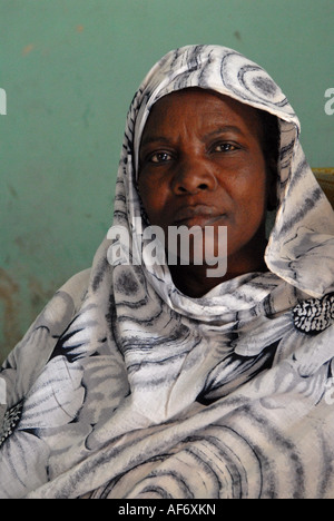 Mauritano ritratto di donna Foto Stock