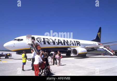 Ryanair, Santiago de Compostela, Spagna Foto Stock